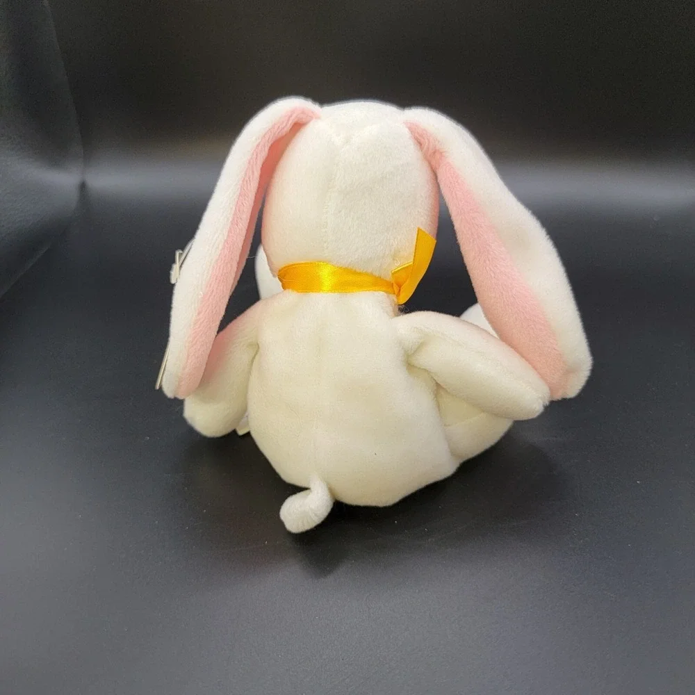 Vintage Plushland Inc 1999 Rabbit Bunny Lucky March of Dimes White Plush